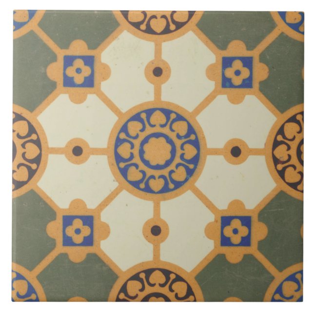 Repro Vintage Minton English  Tile (Front)