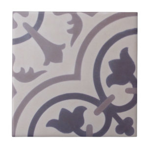 Reproduction Encaustic Cement Tile on Ceramic