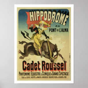 Reproduction of a poster advertising 'Cadet Rousse