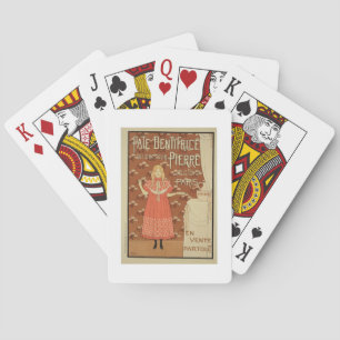 Reproduction of a poster advertising 'Doctor Peter Playing Cards