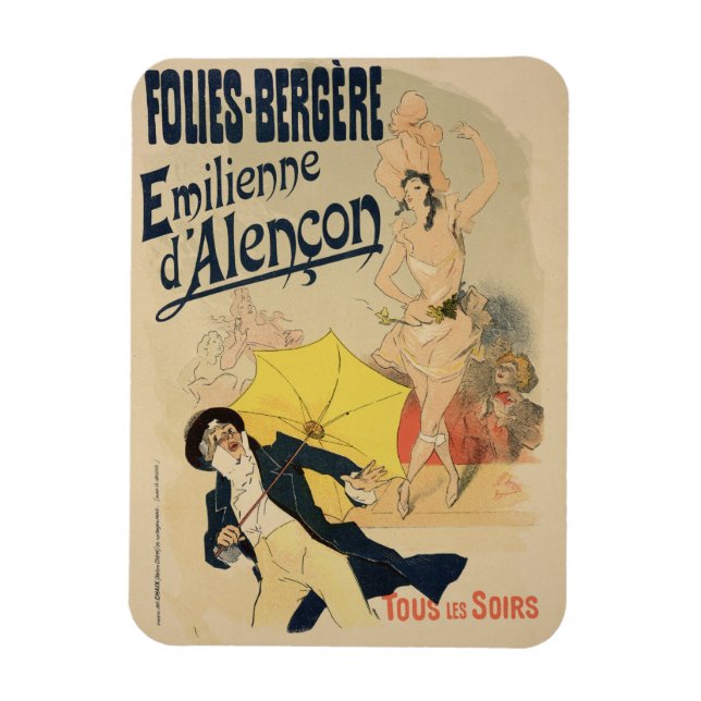 Reproduction of a poster advertising 'Emile d'Alen Magnet (Vertical)