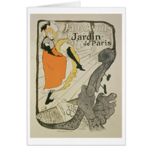 Reproduction of a poster advertising 'Jane Avril'