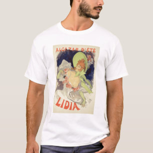 Reproduction of a poster advertising 'Lidia', at t T-Shirt