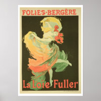 Reproduction of a Poster Advertising 'Loie Fuller'