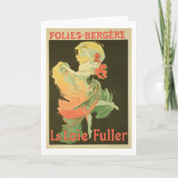 Reproduction of a Poster Advertising 'Loie Fuller'