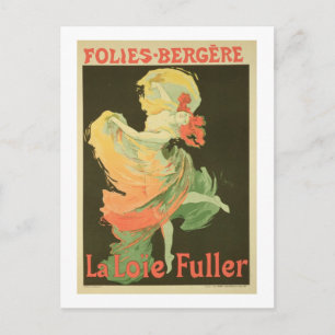 Reproduction of a Poster Advertising 'Loie Fuller' Postcard