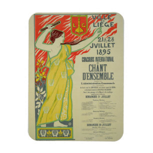 Reproduction of a poster advertising the 'Concours Magnet
