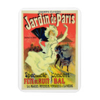 Reproduction of a Poster Advertising the 'Jardin d