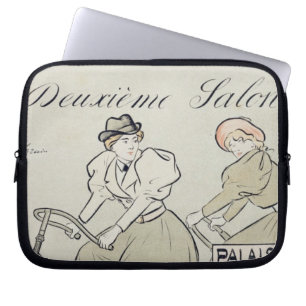Reproduction of a poster advertising the 'Salon du Laptop Sleeve