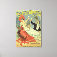 Reproduction of a poster advertising the 'Taverne
