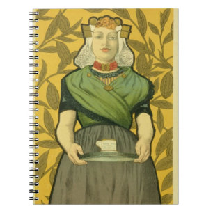 Reproduction of a poster advertising 'Van Houten C Notebook