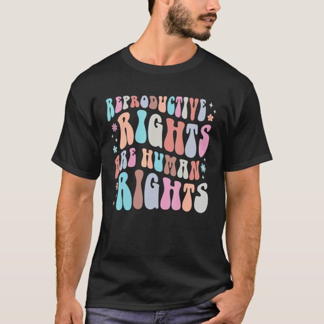 Reproductive Rights Are Human Rights Tee Aesthetic (Front)