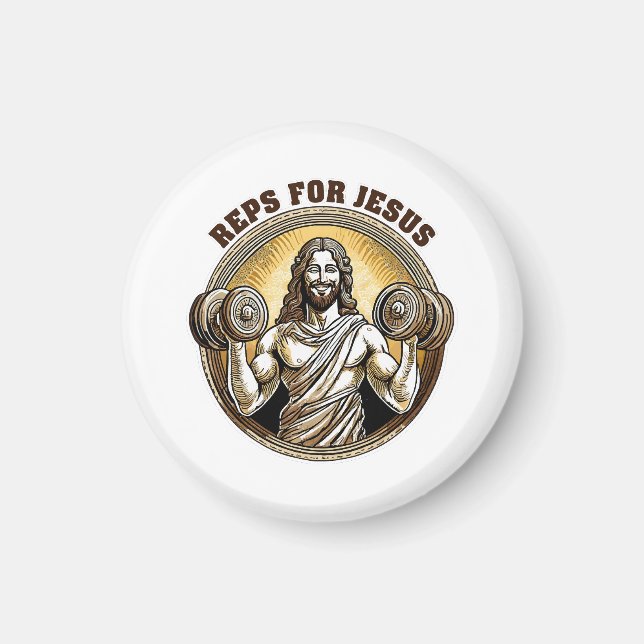 Reps for Jesus Magnet (Front)