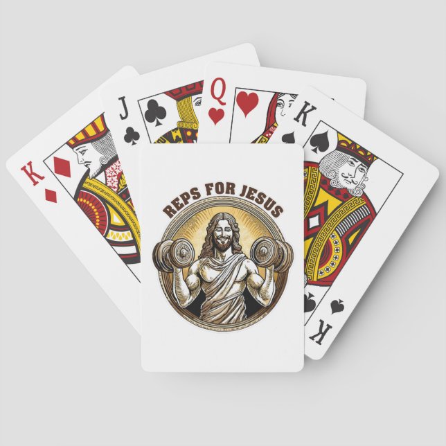Reps for Jesus Playing Cards (Back)