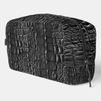 Reptile Black Alligator Crocodile Scales Skin Look