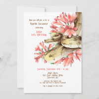 Reptile Encounter Invitation