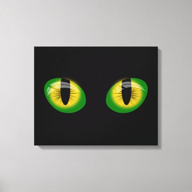 Reptile eyes canvas print (Front)