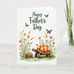 Reptile Fathers Day Scene Card