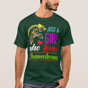Reptile Girl Chameleon T-Shirt