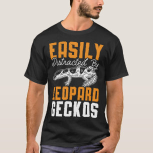Reptile Leopard Gecko Lizard Herpetology Pets 8 T-Shirt