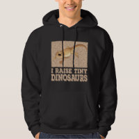 Reptile Lizard I Raise Tiny Dinosaurs Funny Bearde