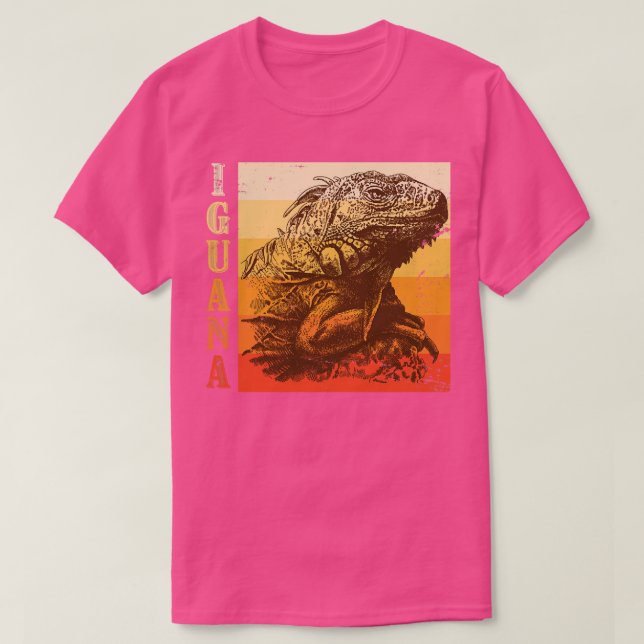 Reptile Lover Gift Iguana T-Shirt (Design Front)