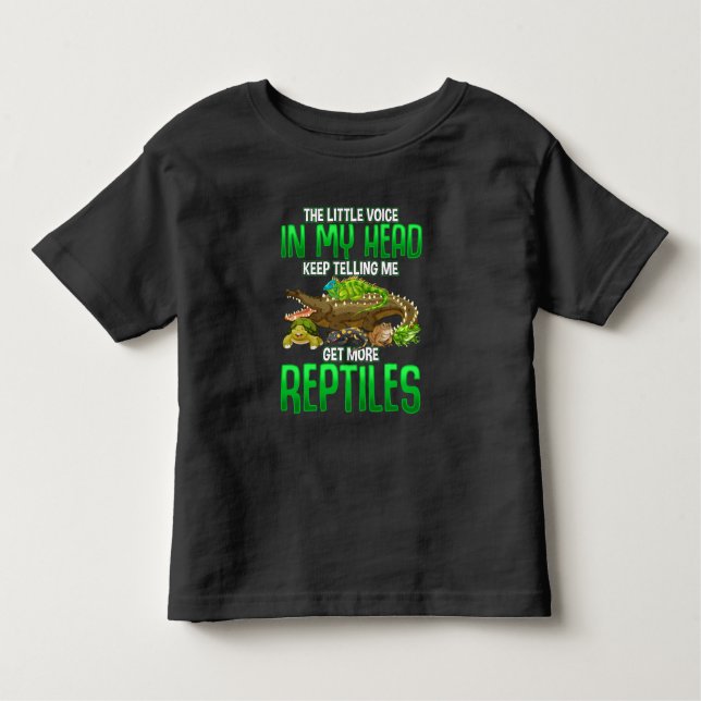 Reptile lover Gifts snake frog and turtle owner Toddler T-Shirt (Front)