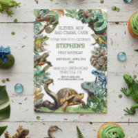 Reptile Slither Crawl Snake Turtle Birthday 