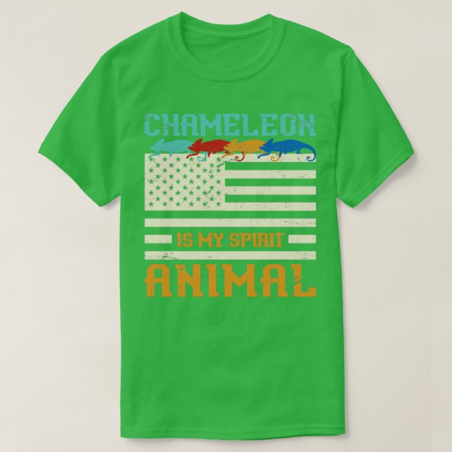 Reptile Zoo Keeper Chameleon T-Shirt (Design Front)