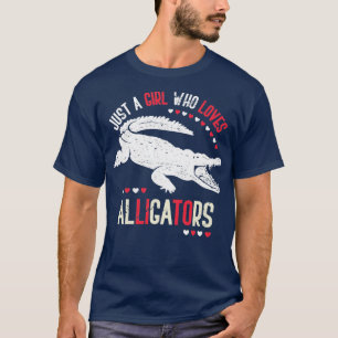 Reptile Zoo Keeper Girl Alligator T-Shirt
