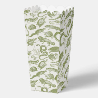 Reptiles and Amphibians Animals Goblincore Pattern Favour Box