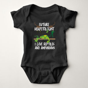 Reptiles and amphibians gift lizard baby bodysuit