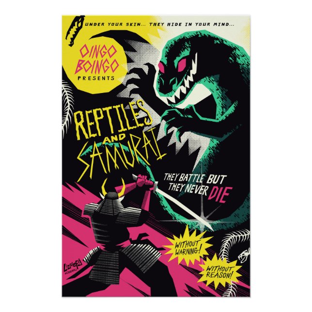 Reptiles and Samurai poster (Front)