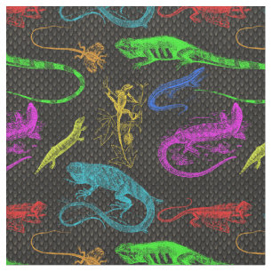 Reptiles! Fabric