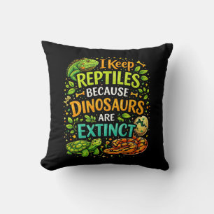 Reptiles Rule Cushion