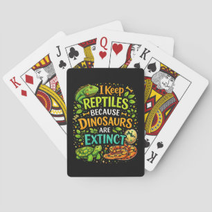 Reptiles Rule Playing Cards