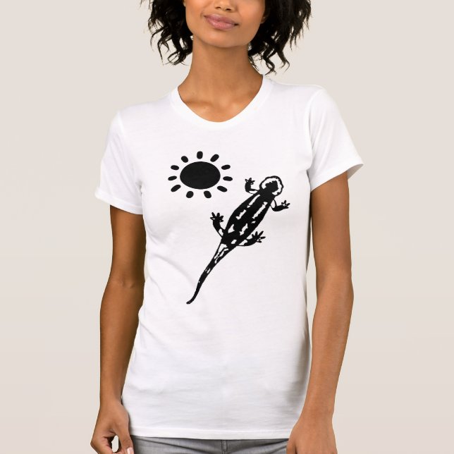 Reptiles  Southwest Salamander Lizard  T-Shirt (Front)