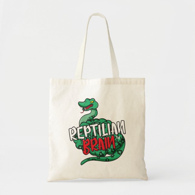 Reptilian Brain Budget Tote Bag (Front)