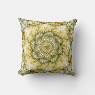 Reptilian - Fractal Art Cushion