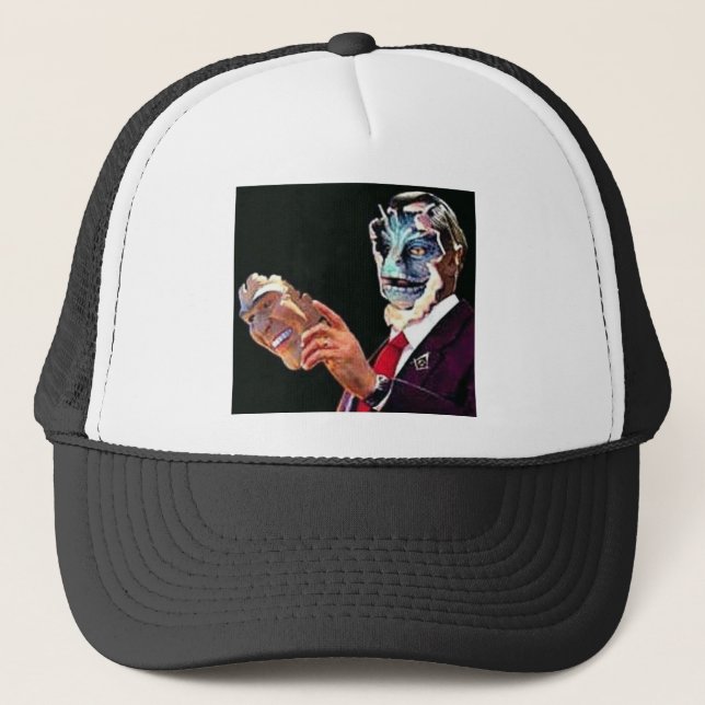 reptilian trucker hat (Front)