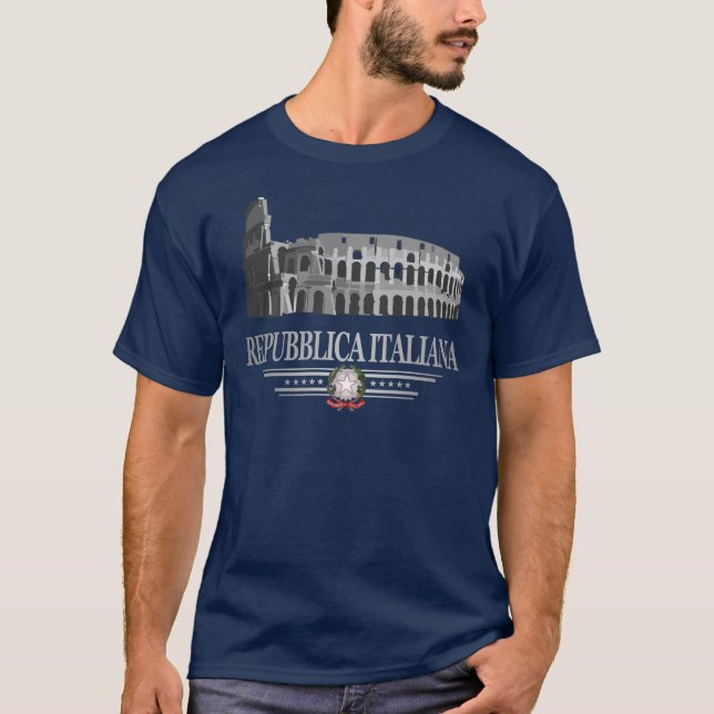 Repubblica Italiana (Roman Coliseum) T-Shirt (Front)