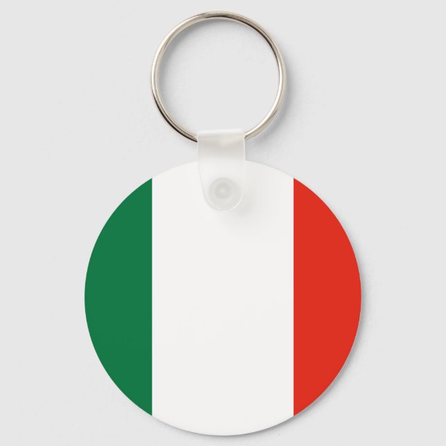 Repubblica Transpadana, Italy flag Key Ring (Front)