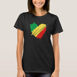 Republic Congo Flag I love Congo in my DNA Congol T-Shirt