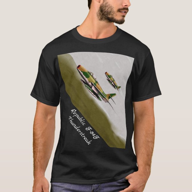 Republic F-84F Thunderstreak T-Shirt (Front)