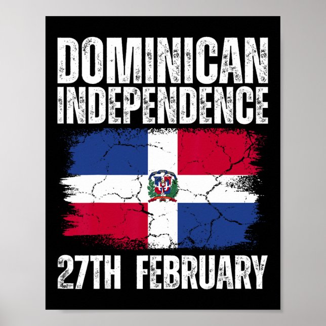 Republic Independence Day Dominican Republic Flag  Poster (Front)