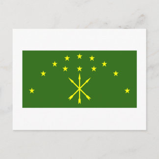Republic of Adygea Flag Postcard