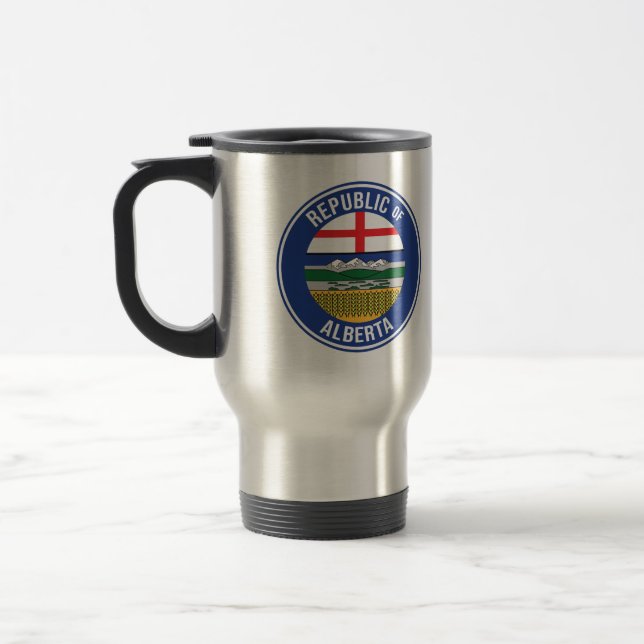 Republic of Alberta WEXIT Travel Mug (Left)
