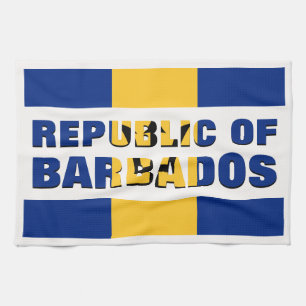 Republic of Barbados Tea Towel