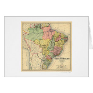Republic of Brazil Map 1892