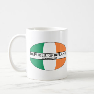 Republic of Ireland Established 1922 Irish Flag Coffee Mug